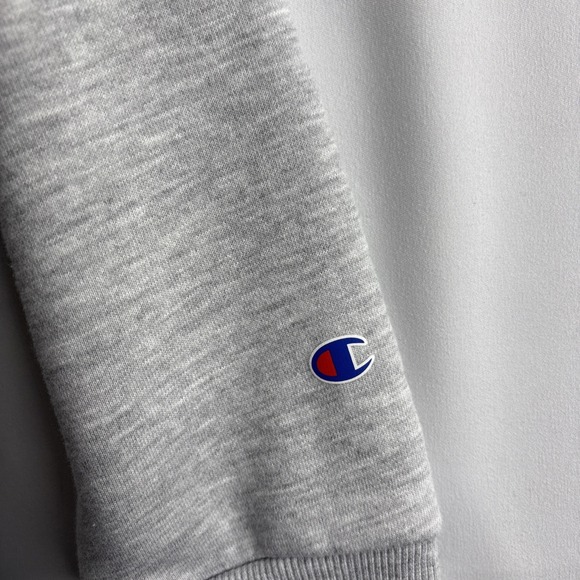 Champion Authentic Athlticwear Hoodie Youth 14/16 Grey Athletic Long Sleeve - Picture 7 of 7